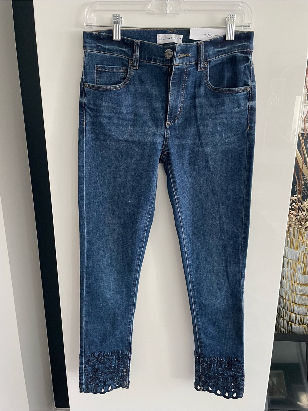 New LOFT Modern Skinny Crop Jeans Size 2